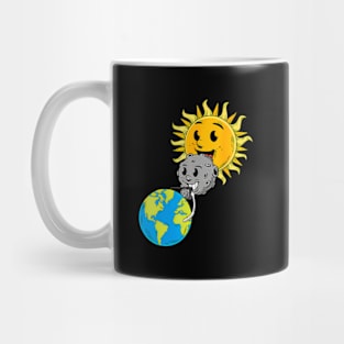 2024 Total Solar Eclipse Eh Moon Sun ny Mug